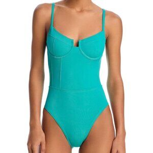 Solid & Striped Women’s The Veronica One Piece Swimsuit Teal Size S - 6318